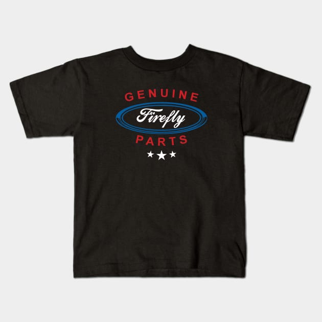 Firefly Genuine Parts Kids T-Shirt by bigdamnbrowncoats